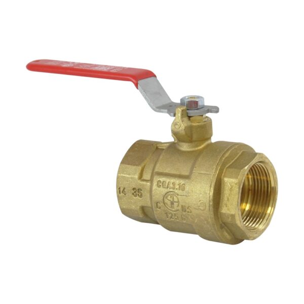 LLAVE DE BOLA 1/4 BRONCE RED WHITE KUVAL