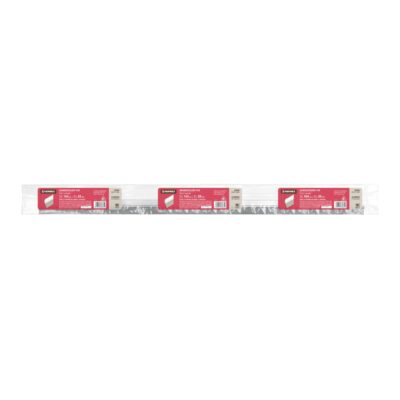 BURLETE P/PUERTA 1 MT ALUMINIO HERMEX 43030