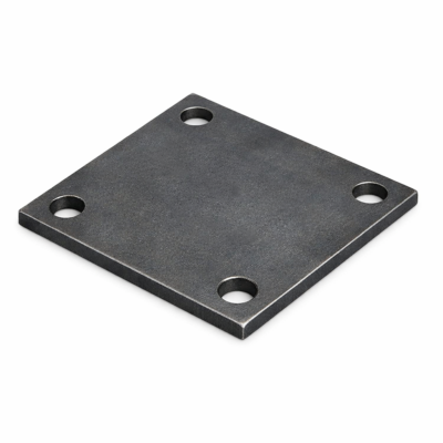 PLATINA 15 * 15 CM LAM 3/16 C/4 AGUJEROS