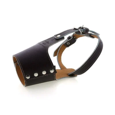 VOZAL DE CUERO P/PERRO S 2 BOCA