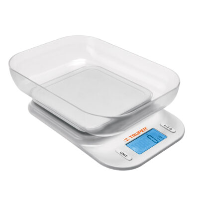 BALANZA DE COCINA 5 KG DIGITAL CON TAZON TRUPER 102421