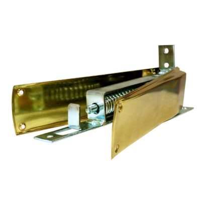 BISAGRA DE PISO DOBLE ACCION DORADA ANTIGUO YALE