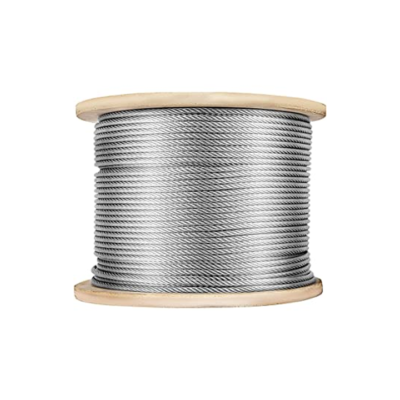 CABLE DE ACERO 1/2 6 * 19 HIL ROLLO 100 MT