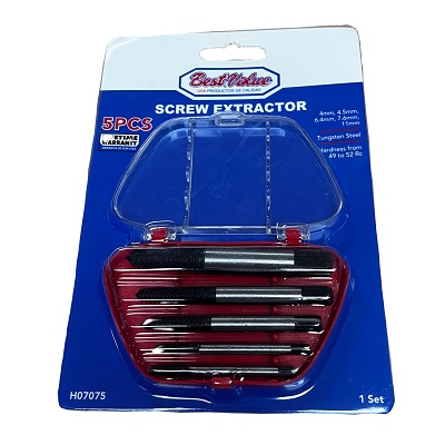 EXTRACTOR DE TRONILLOS 5 PZS BEST VALUE H07075