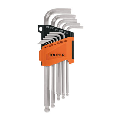 JUEGO DE LLAVES ALLEN LARGAS STD 13 PZS TRUPER 13645