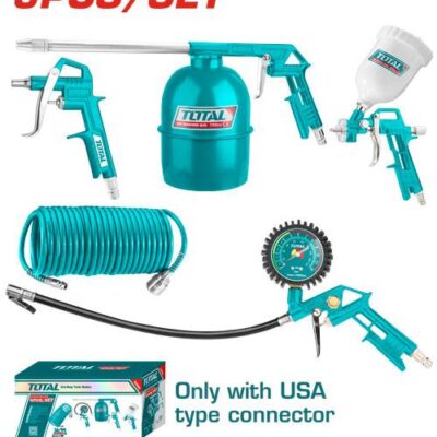 SET PISTOLAS DE PRESION 5 PCS TOTAL TATK053-1