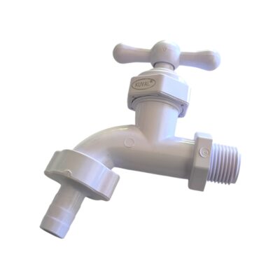 LLAVE DE CHORRO 1/2 PLASTICA C/PITON