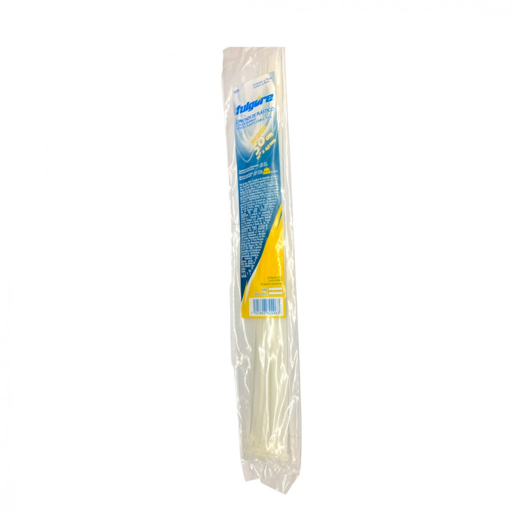 CINCHO PLASTICO BOLSA 25 UNID FULGORE