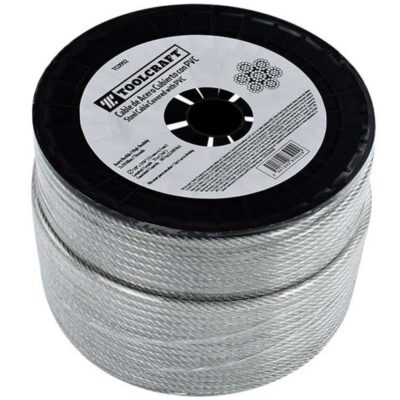 CABLE DE ACERO ROLLO TOOLCRAFT
