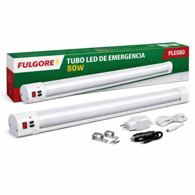 TUBO LED DE EMERGENCIA 80W FULGORE PLE080