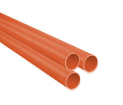 TUBO DUCTO PVC NARANJA