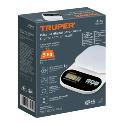 BALANZA DE COCINA DIGITAL TRUPER