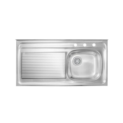 LAVATRASTOS C/ACCESORIOS 100*50CM 1 FOSA ALA IZQUIERDO S/PONER YARDEN GT0016