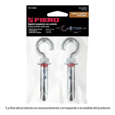 ARMELLA ABIERTA C/TARUGO EXPANSIVO 3/8 FIERO 47565