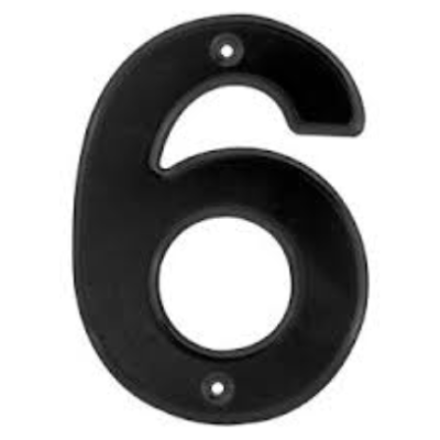 NUMERO 6 NEGRO 4"
