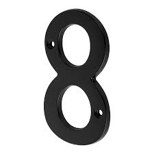 NUMERO 8 NEGRO 4"