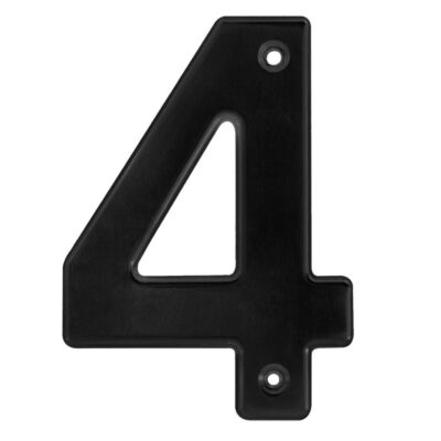 NUMERO 4 NEGRO 4"
