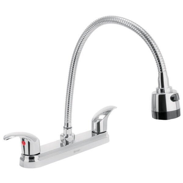 MEZCLADORA P/ LAVATRASTOS FLEXIBLE GIRAN T16211-1