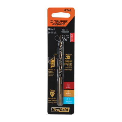 BROCA P/METAL D/COBALTO 1/4 TRUPER 12746 BLISTER