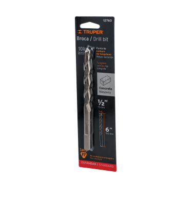 BROCA P/CONCRETO 1/2 TRUPER 12760 BLISTER
