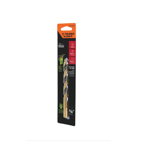 BROCA P/METAL D/COBALTO 3/8 TRUPER 12748 BLISTER
