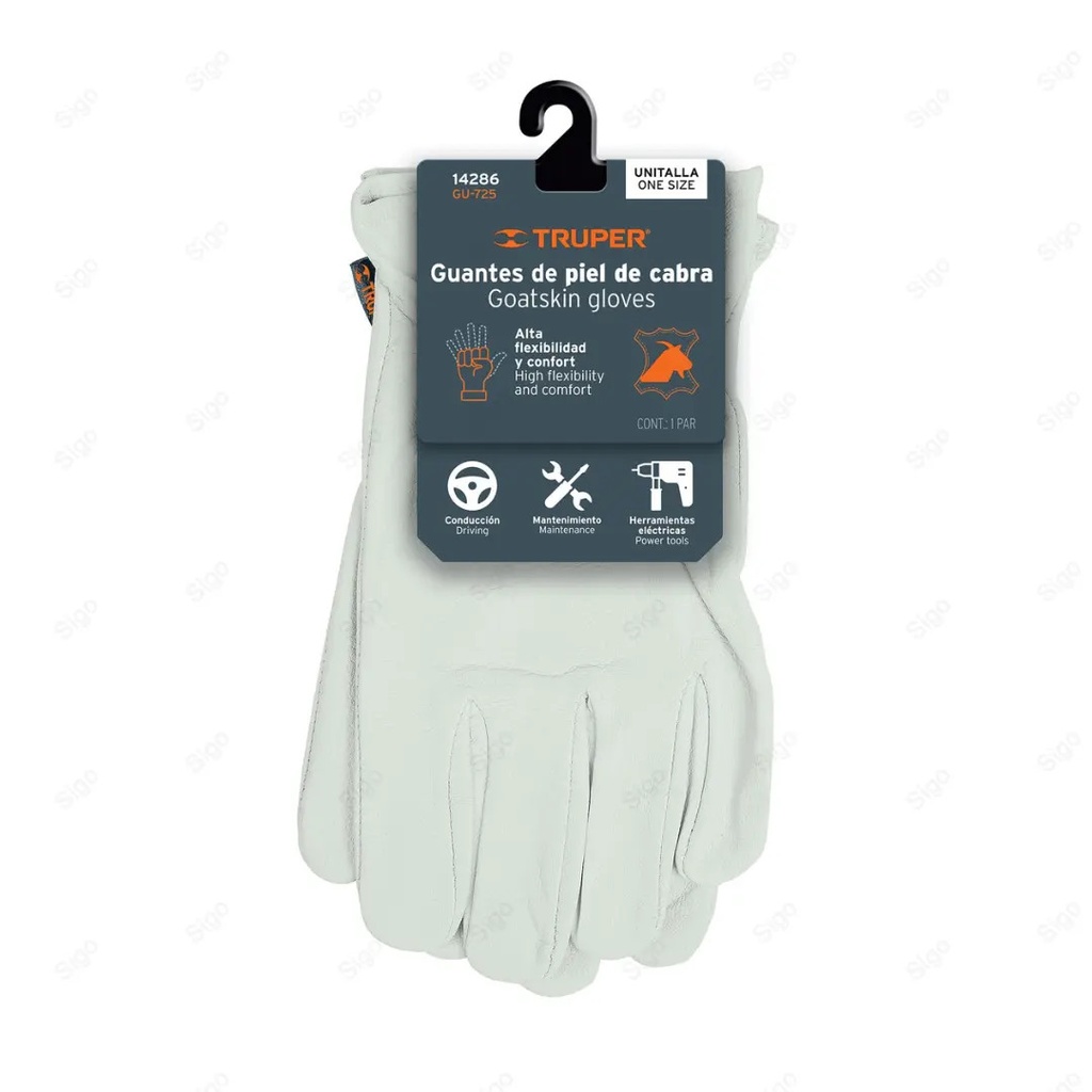 GUANTE DE PIEL DE CABRA TRUPER 14286