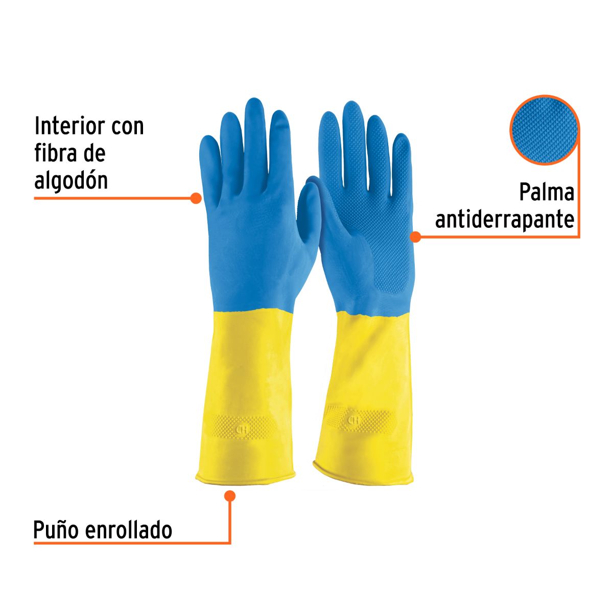 GUANTE D/HULE USO DOMESTICO TRUPER - Image 2