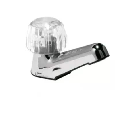 LLAVE DE LAVAMANOS PLASTICA CROMADA