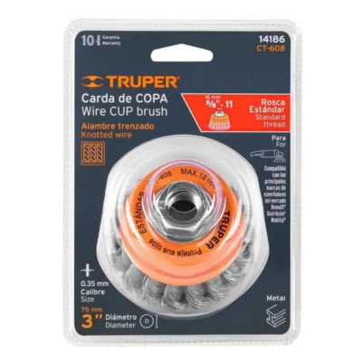 CEPILLO COPA TRENZADO TRUPER