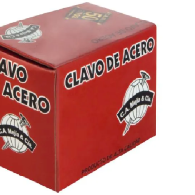 CLAVO DE ACERO 1 CAJA