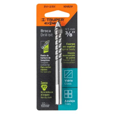 BROCA P/VIDRIO Y AZULEJO TRUPER