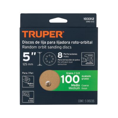 LIJA DE DISCO PEX TOP 5 TRUPER