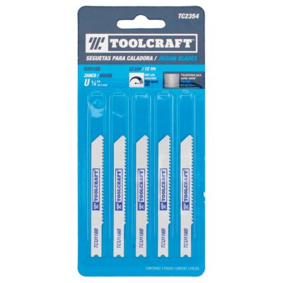 JUEGO DE SIERRA CALADORA P/METAL 5 PZS TOOLCRAFT