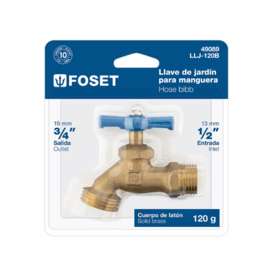 LLAVE DE CHORRO AZUL FOSET