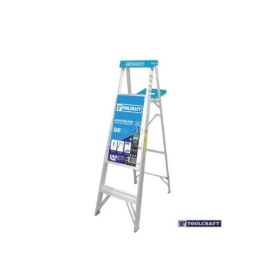 ESCALERA DE ALUMINIO TIPO TIJERA TOOLCRAFT