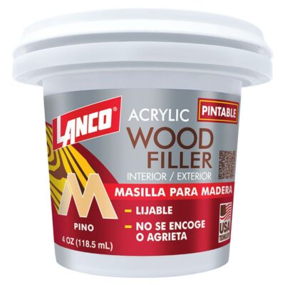 WOOD FILLER 4 OZ LANCO