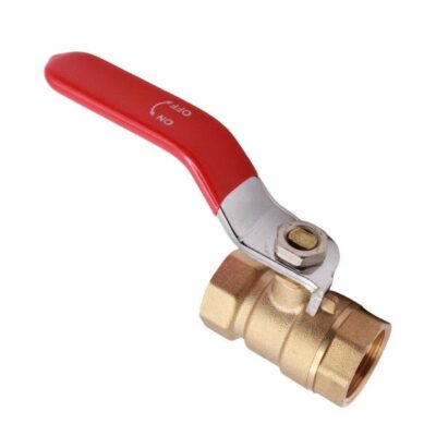 LLAVE DE BOLA BRONCE RED WHITE KUVAL
