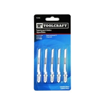 JUEGO DE SIERRA CALADORA P/MADERA 5 PZS TOOLCRAFT