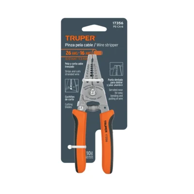 PINZA PELA CABLES 6" TRUPER 17356