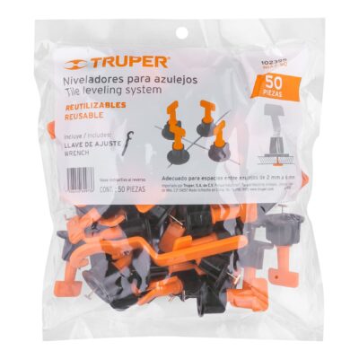 NIVELADOR DE AZULEJO 50 PZ TRUPER 102395