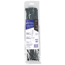 CINCHO PLASTICO 14 NEGRO (25 PZS) VOLTECK 44329