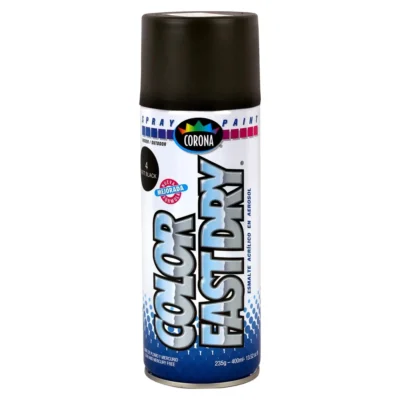 SPRAY NEGRO MATE FAST DRY CORONA