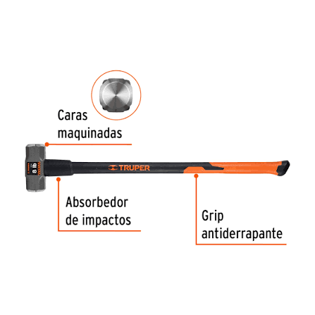 ALMADANA 8 LB C/CABO DE FIBRA TRUPER 16538 - Image 2