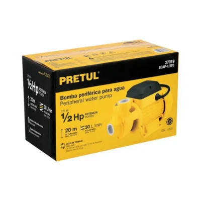 BOMBA DE AGUA PERIFERICA 1/2 HP PRETUL 27019